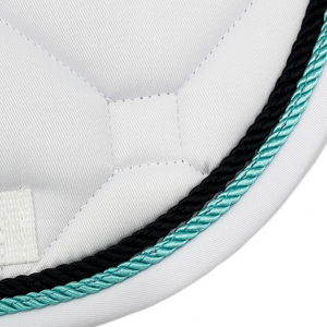 White Classica Cotton Euro Saddle pad - Majyk Equipe