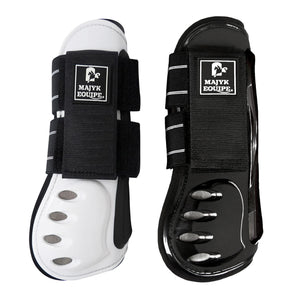 Vented Infinity Open Front Jump Boot Color: White - Majyk Equipe