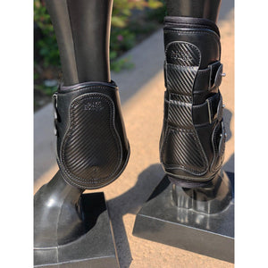 Estrella' Carbon 100% Leather Tendon Boots - Majyk Equipe