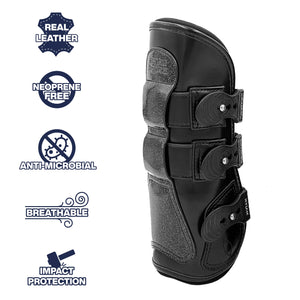 Estrella Sparkle Leather Tendon Boots - Majyk Equipe