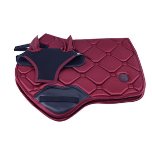 Silk Touch Saddle Pad and Matching Bonnet (Combination Special Price Bundle) - Majyk Equipe
