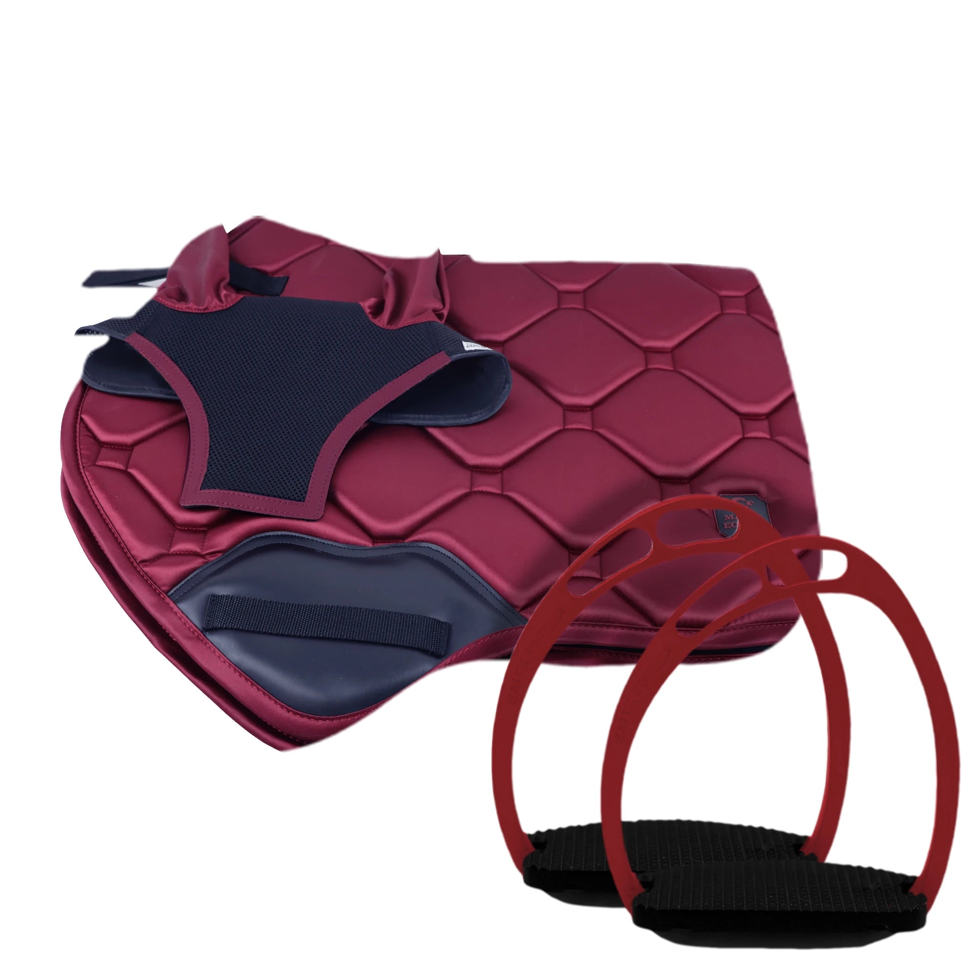 Burgundy Silk touch Combo with free Stirrups