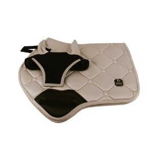 Silk Touch Saddle Pad and Matching Bonnet (Combination Special Price Bundle) - Majyk Equipe