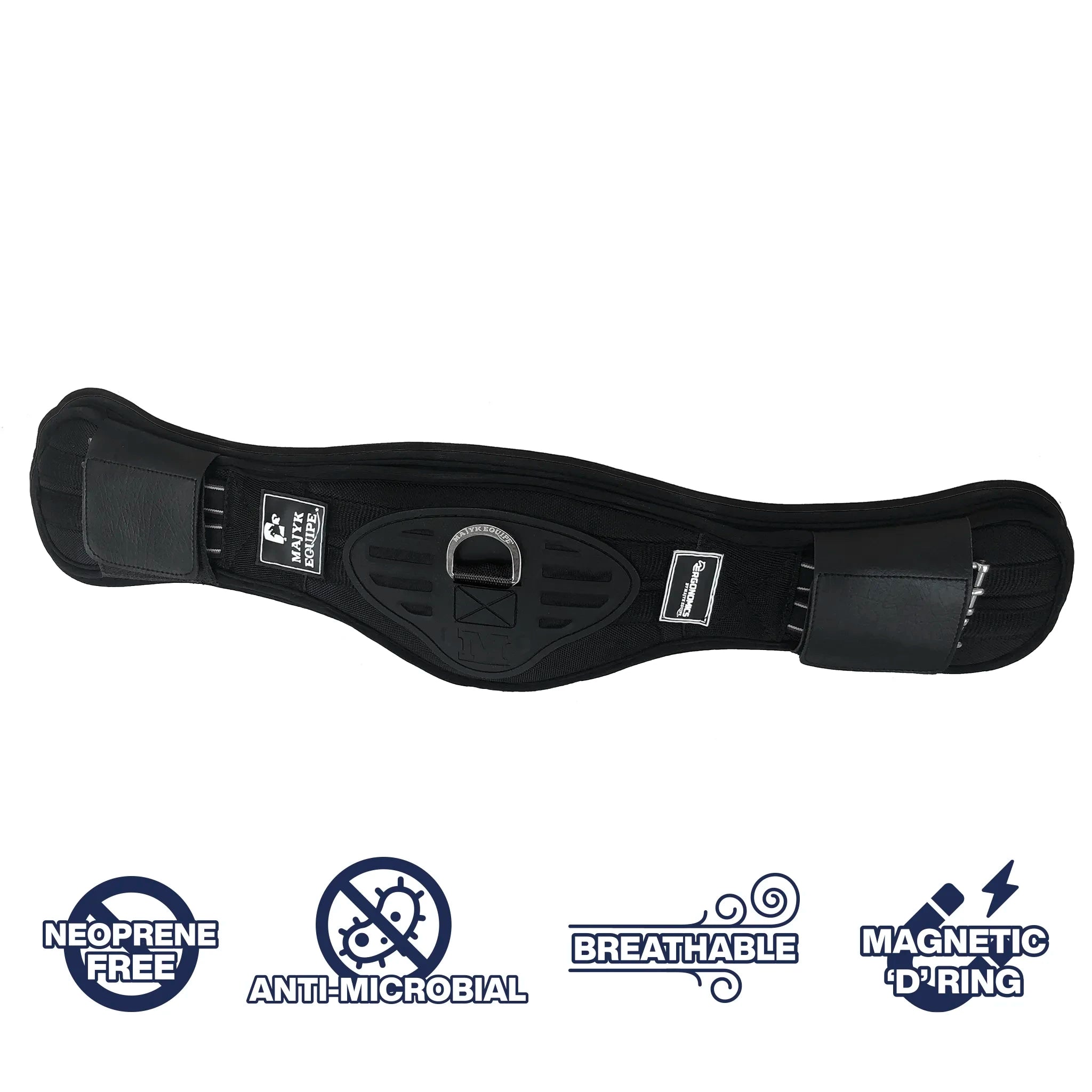 Ergonomics Spur Saver Dressage Girth with Buckle Guards - Majyk Equipe