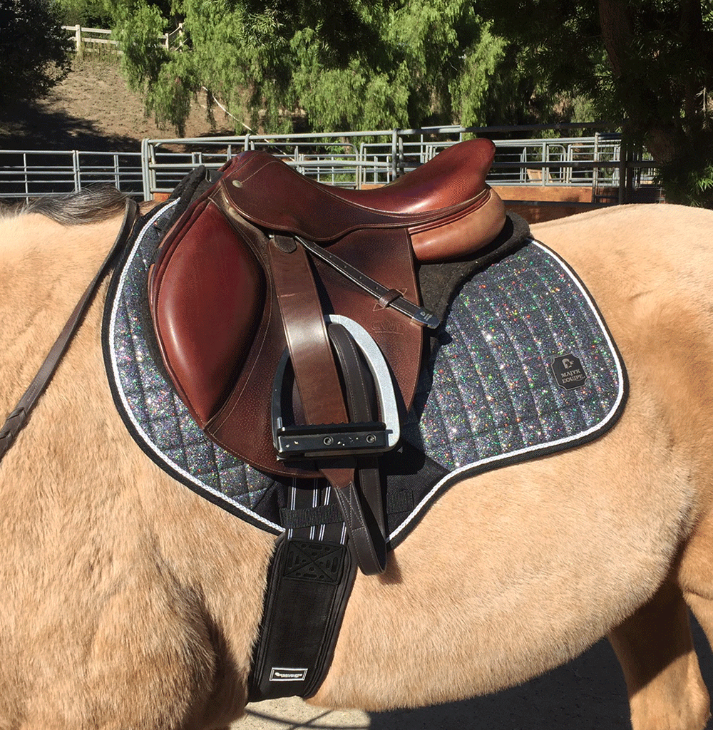 Majyk Equipe Estrella Sparkle Luxury Close Contact Saddle Pad - Majyk Equipe