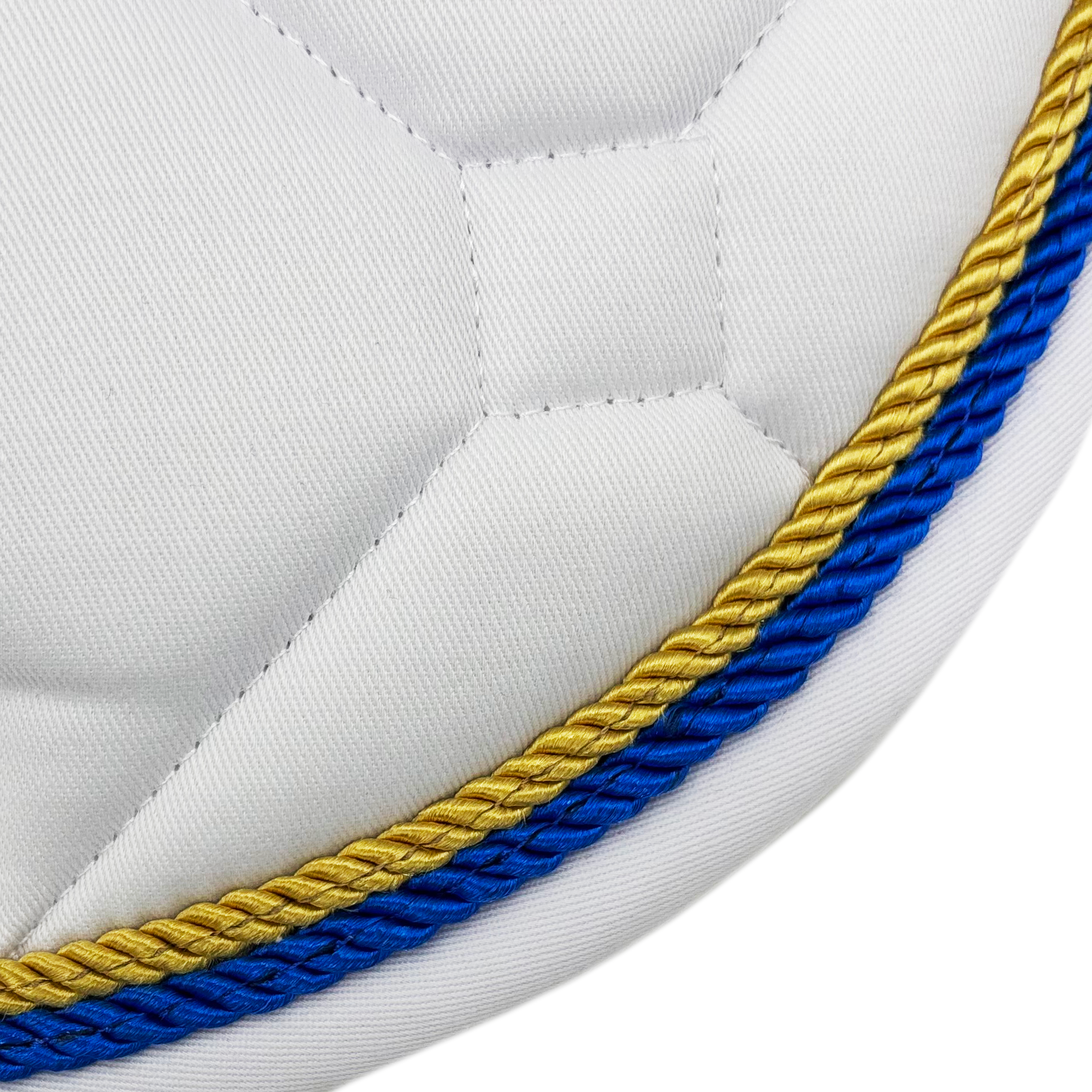 White Classica Cotton Euro Saddle pad - Majyk Equipe