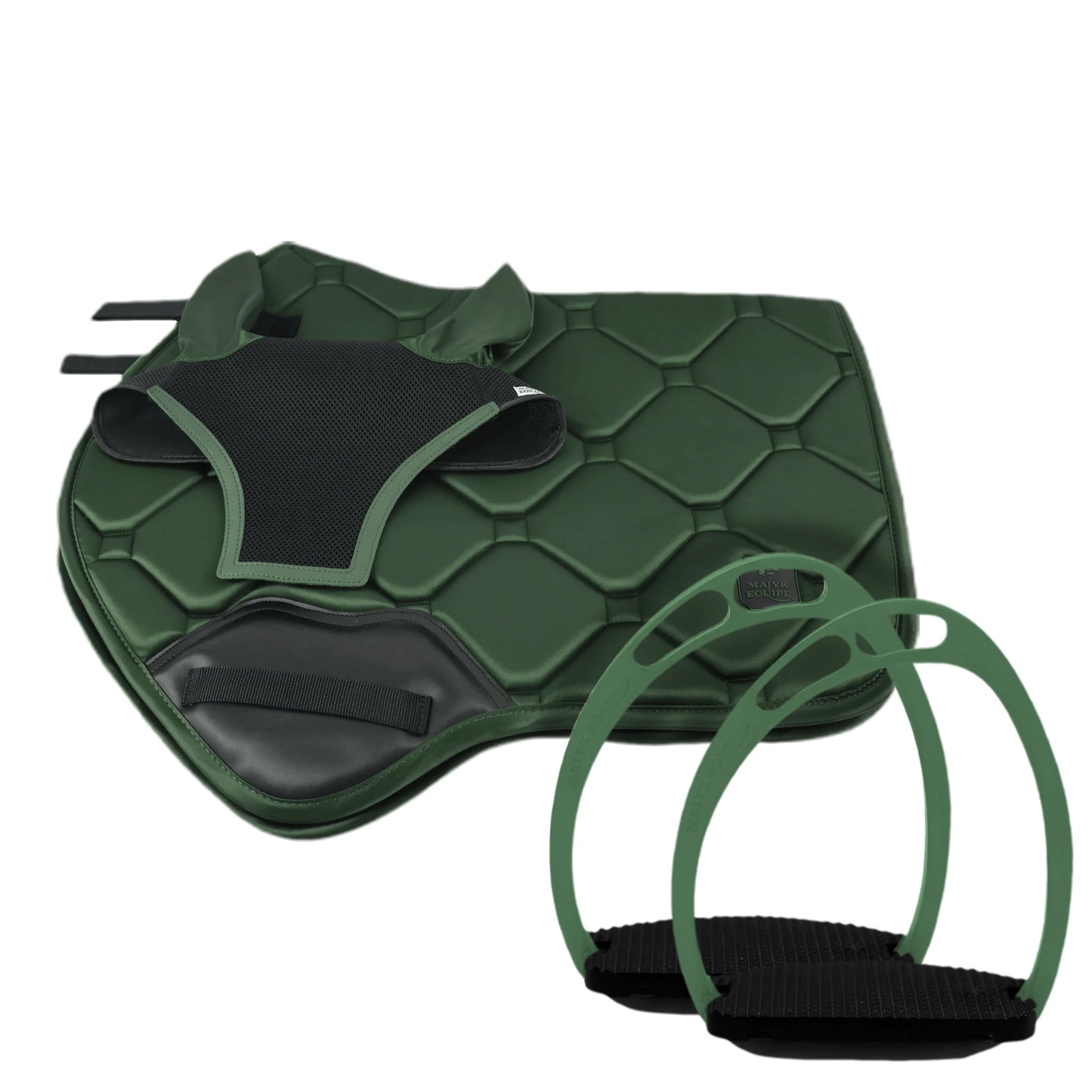 Green Silk touch Combo with free Stirrups