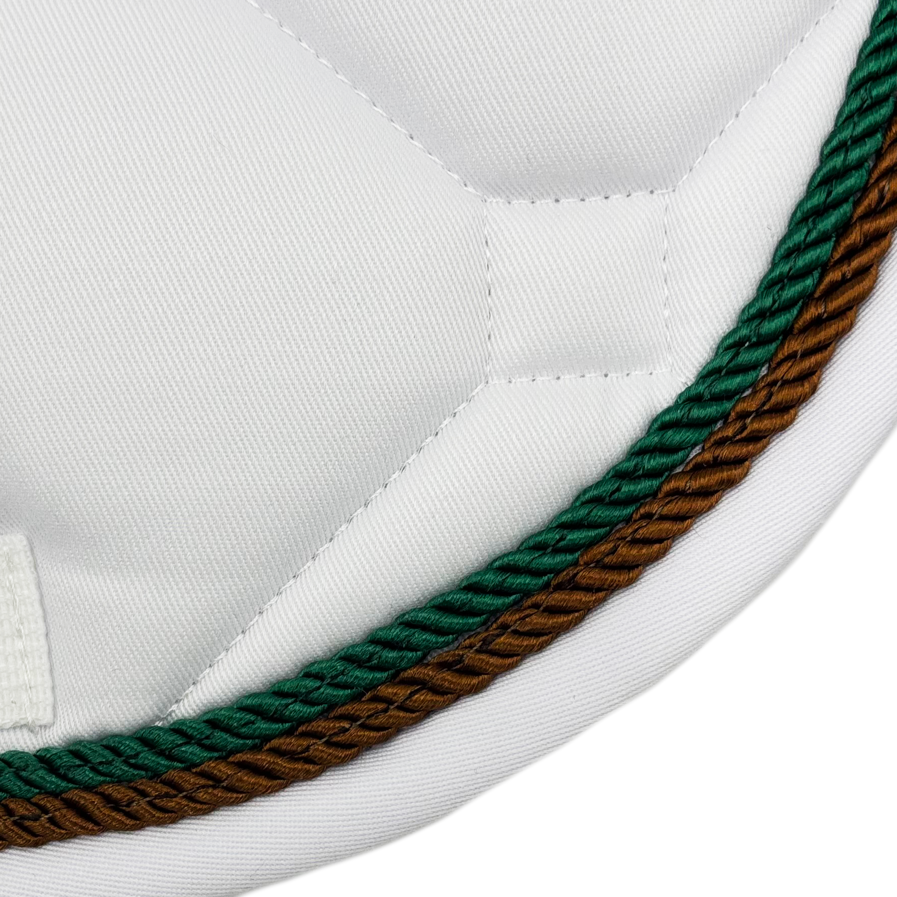 White Classica Cotton Euro Saddle pad - Majyk Equipe