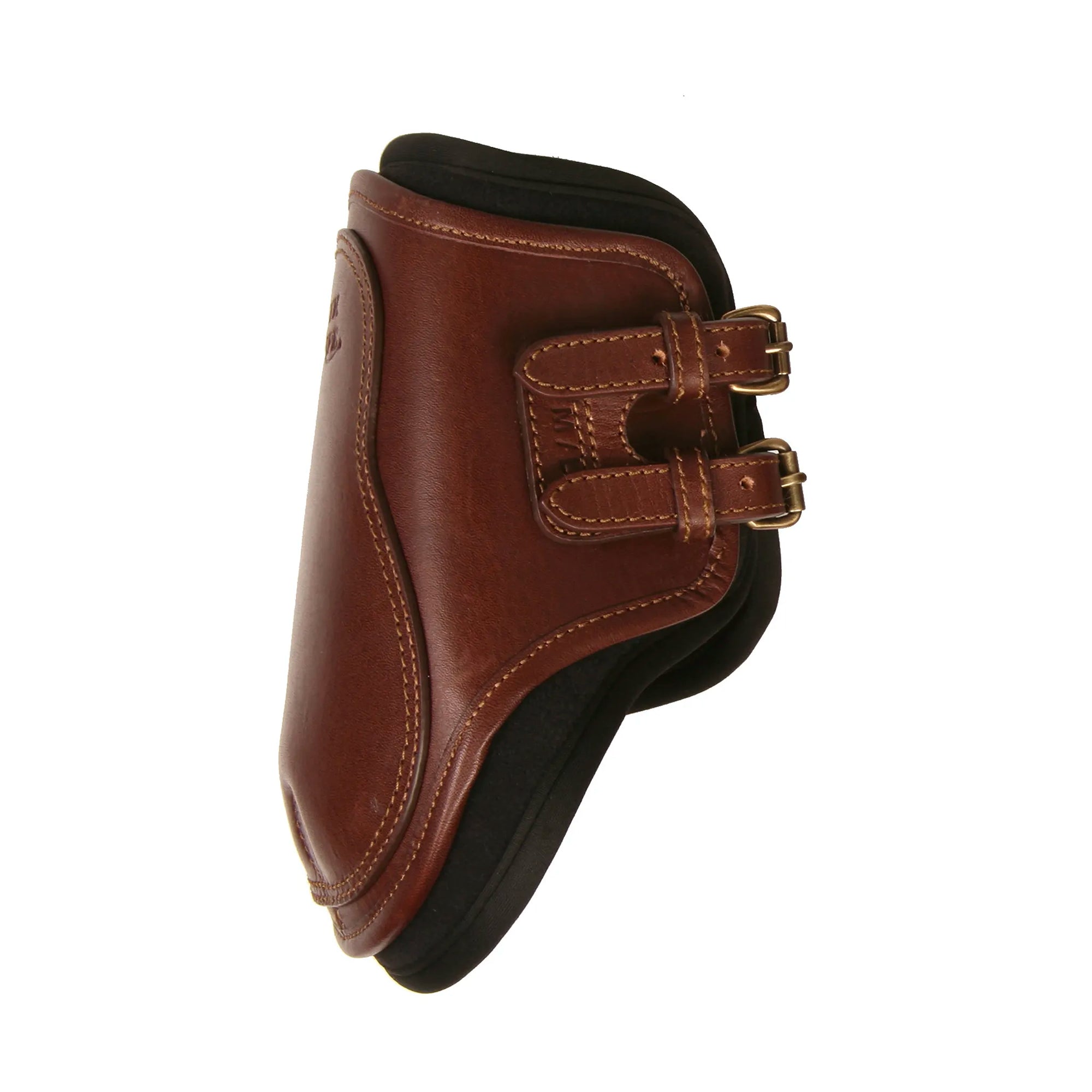 Leather Equitation Hind Boot with Impact Protective Removable Liners (Buckle Closures)