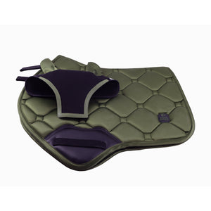 Silk Touch Saddle Pad and Matching Bonnet (Combination Special Price Bundle) - Majyk Equipe