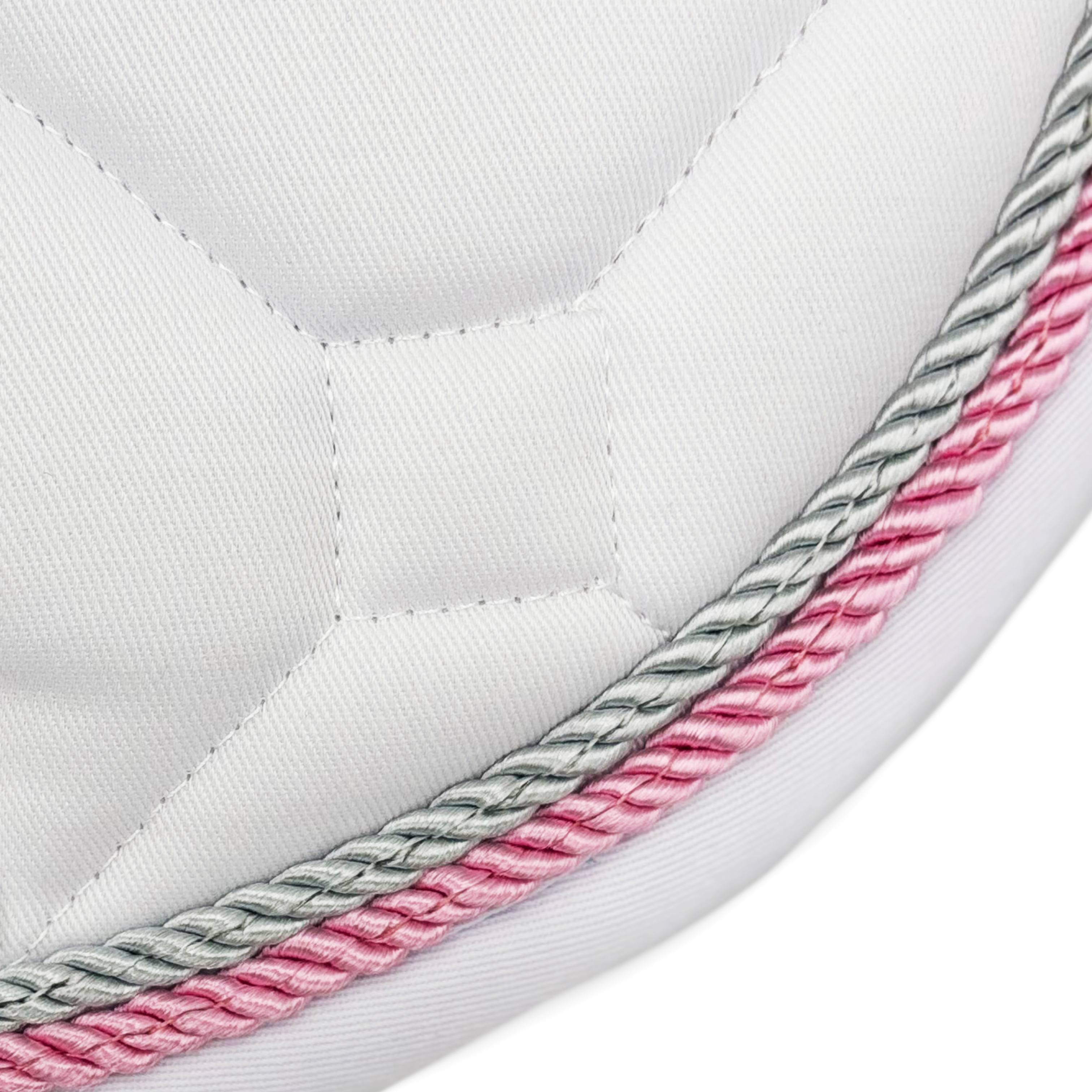 White Classica Cotton Euro Saddle pad - Majyk Equipe