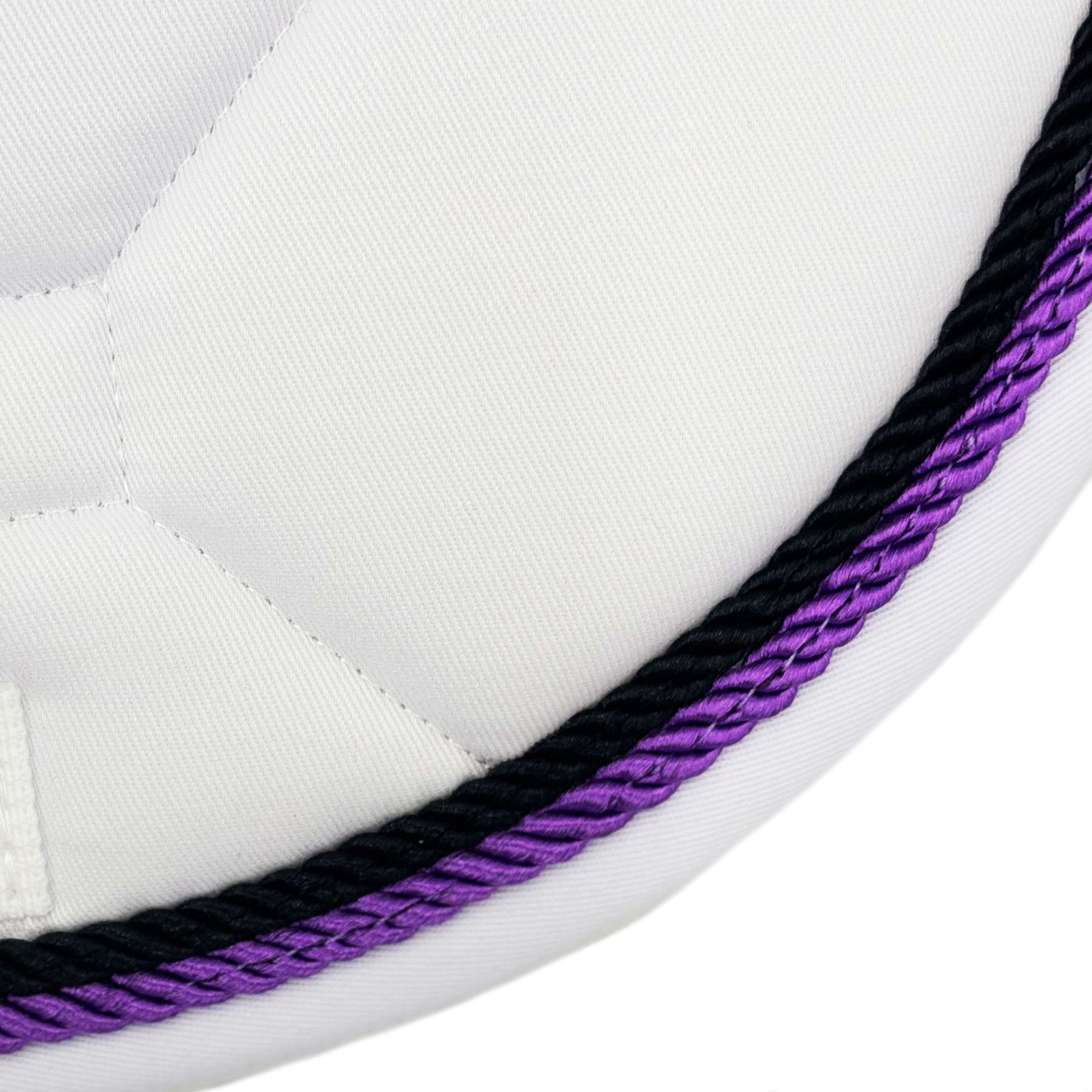 White Classica Cotton Euro Saddle pad - Majyk Equipe