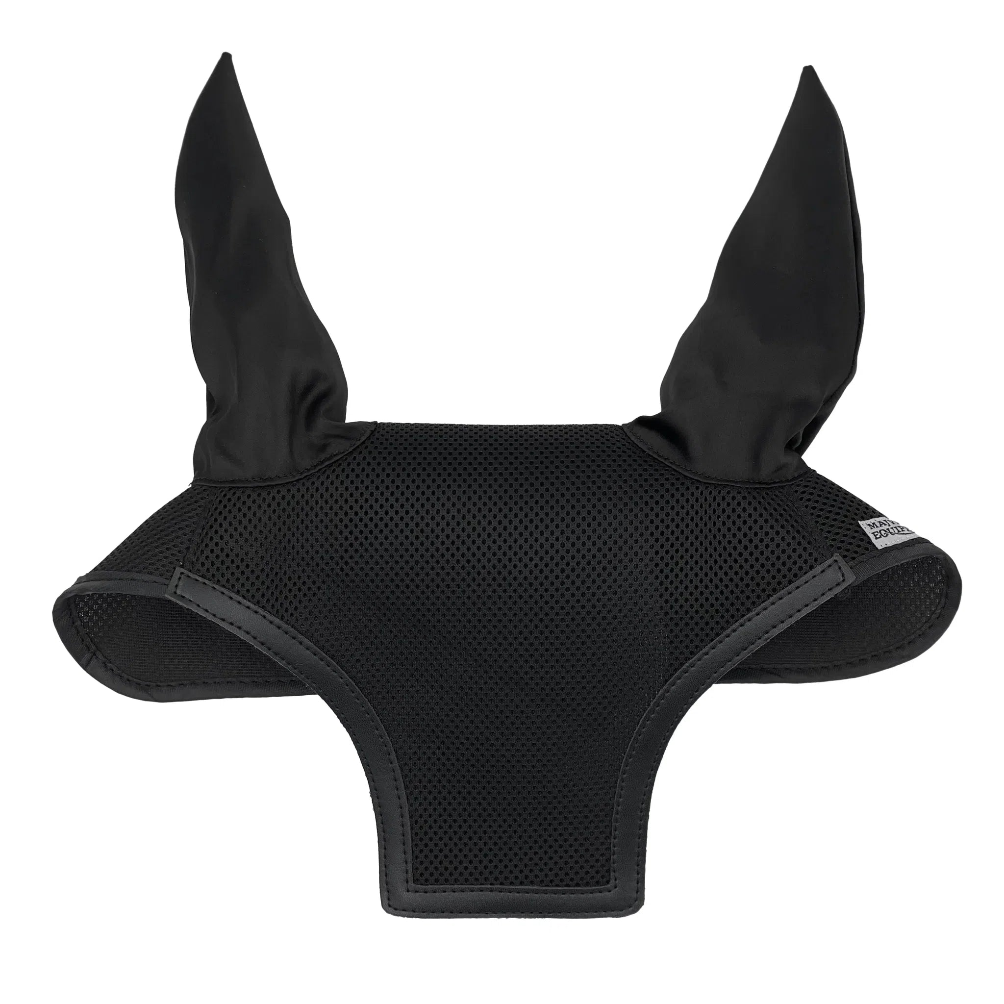 Derby Premium Reflective Mesh Fly Bonnet For Horses With Fringe & Soft Mesh Ears
