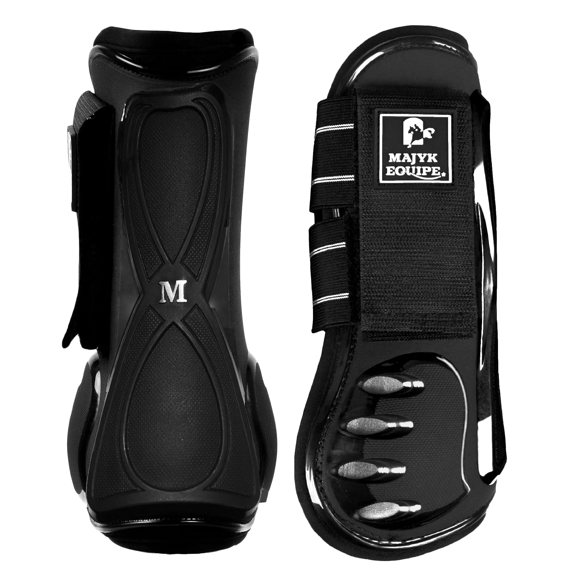 Vented Infinity Open Front Jump Boot Black - Majyk Equipe