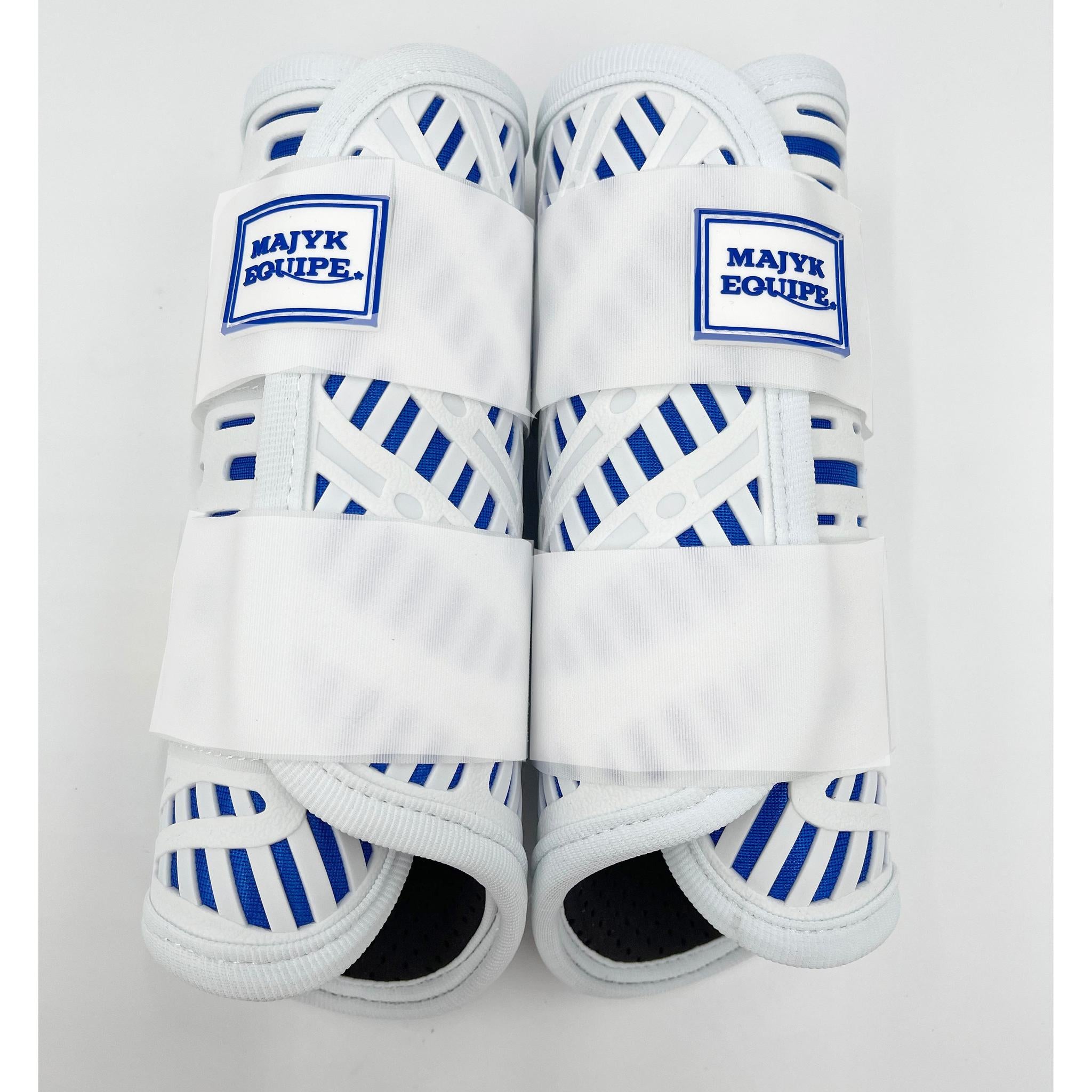 SPECIAL! Limited Edition White/Blue XC 4 Pack (Fronts and Hinds) - Majyk Equipe