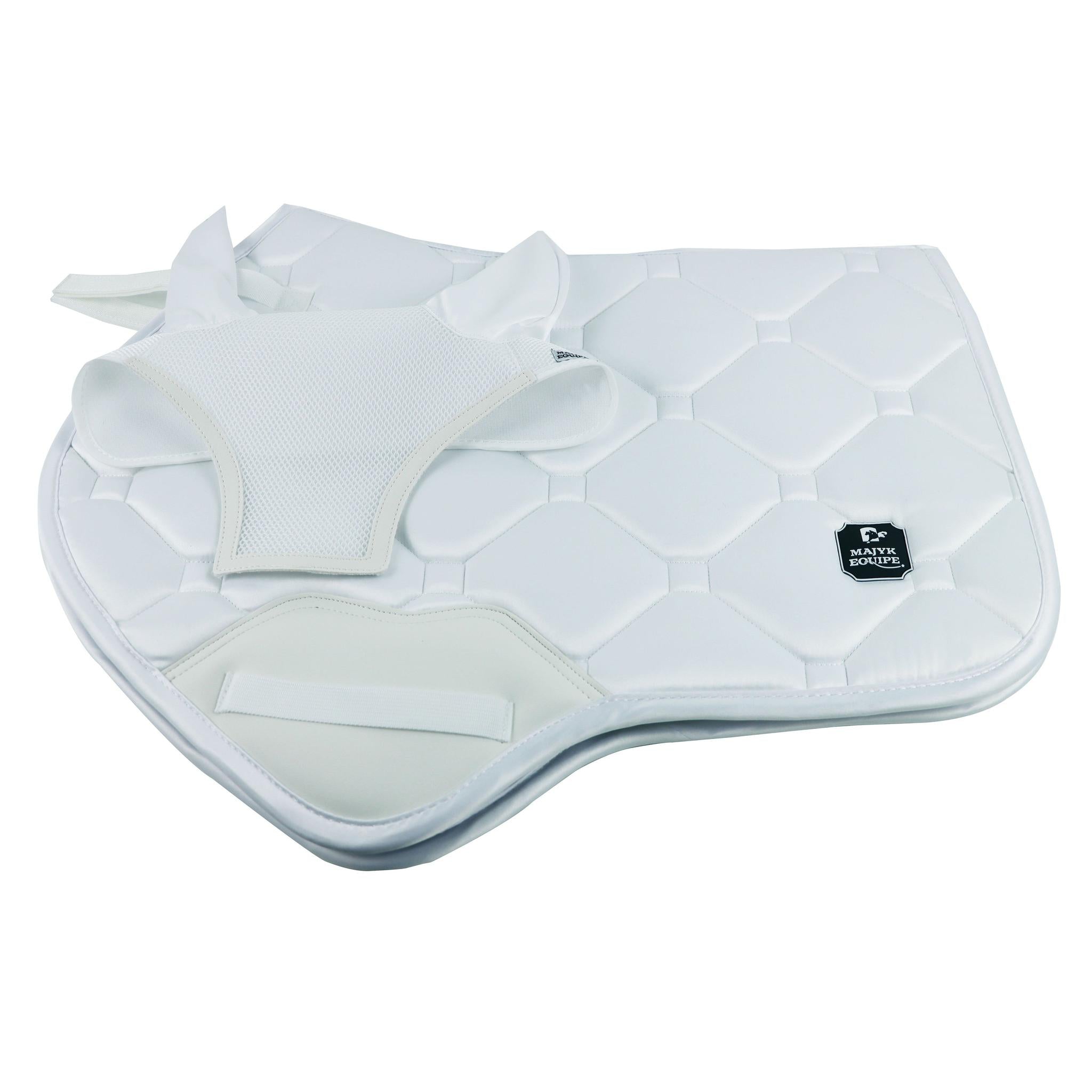 Silk Touch Saddle Pad and Matching Bonnet (Combination Special Price Bundle) - Majyk Equipe
