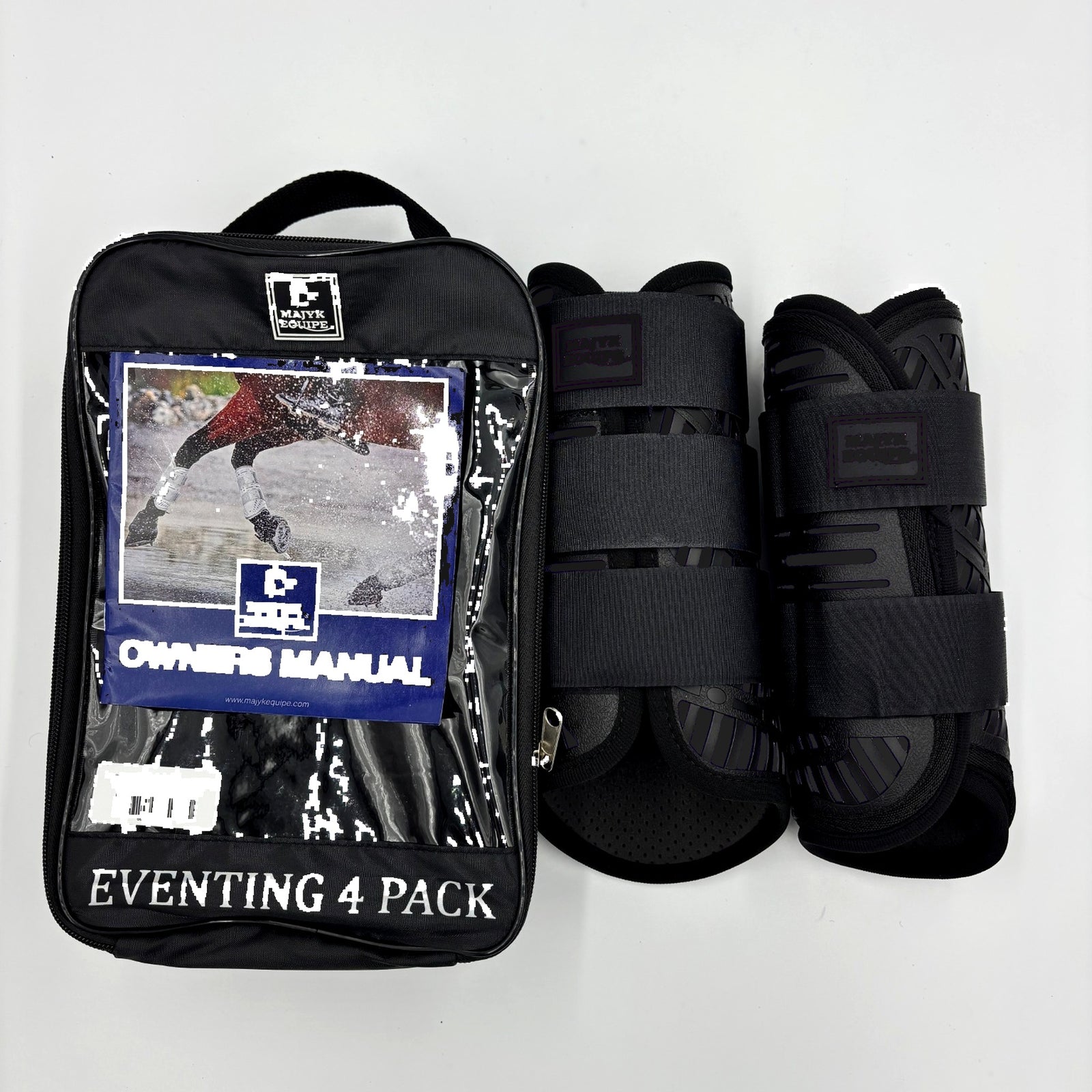XC Elite Front and Hind Set in Black/Black - Majyk Equipe