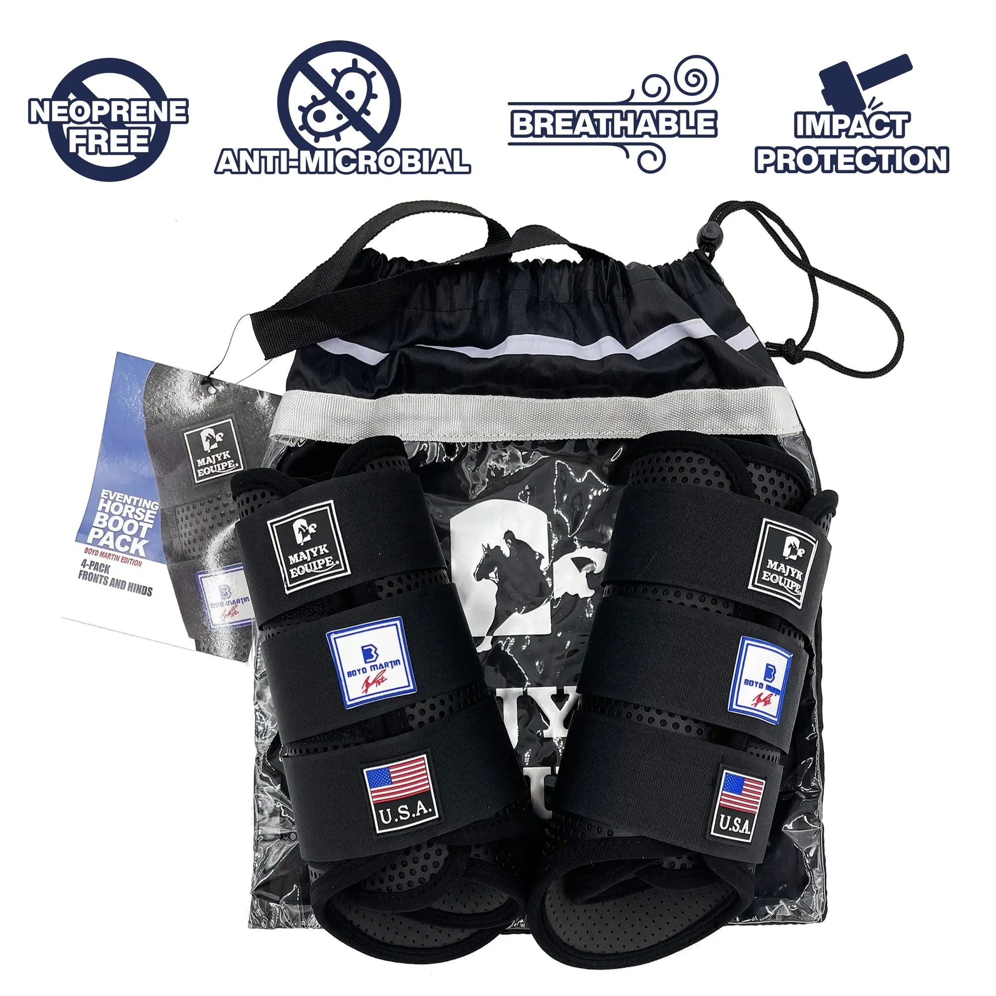 Eventing 4 Pack - (Fronts and Hinds) Boyd Martin Series - Majyk Equipe