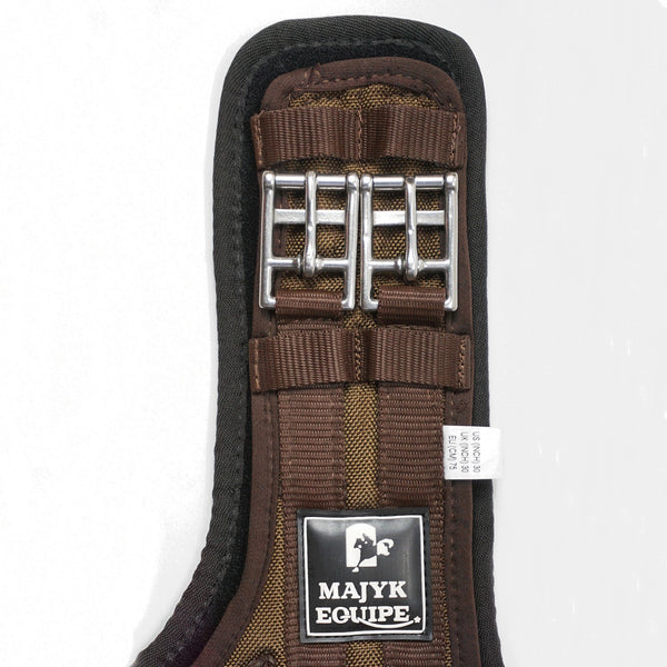 Selle D'Équitation Majyk Equipe Ergonomics XC Court Dressage Monoflap - Taille 30, Marron