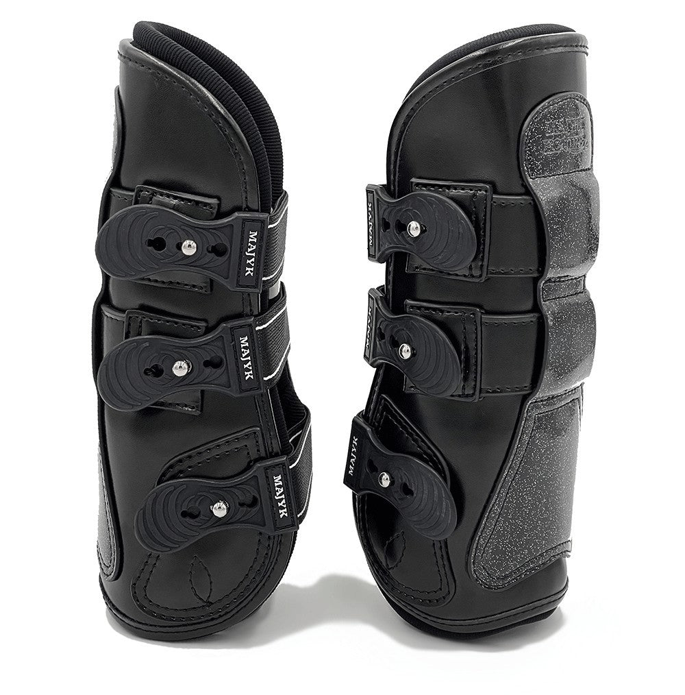 Ensemble de bottes de tendon pour cheval - FAFEICY - 4 pièces - Noir Ensemble de bottes de tendon pour cheval - FAFEICY - 4 pièces - Noir