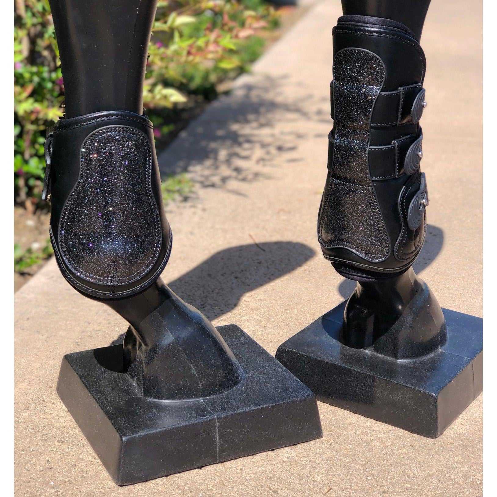 Estrella Sparkle 100% Leather Tendon Boots - Majyk Equipe