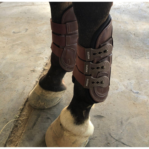 Leather Jump Boot with Removable Impact Liner